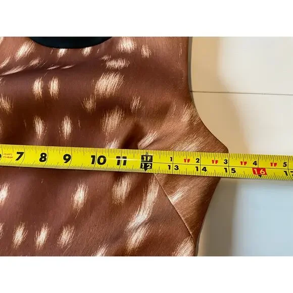 Cameo Fawn Mini Dress Fit and Flare Sleeveless Forest Fairy Cosplay Sz XS Brown - Picture 13 of 14